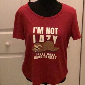 NWOT Just Too Fun Size Med Tee Shirt 
Closet Must Have